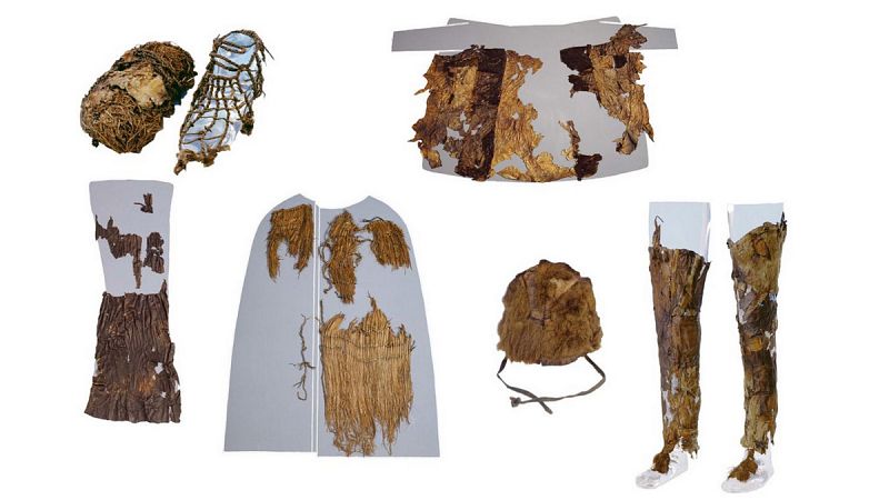Ötzi, el 'hombre de hielo', llevaba sombrero de piel de oso y abrigo de cuero de cabra