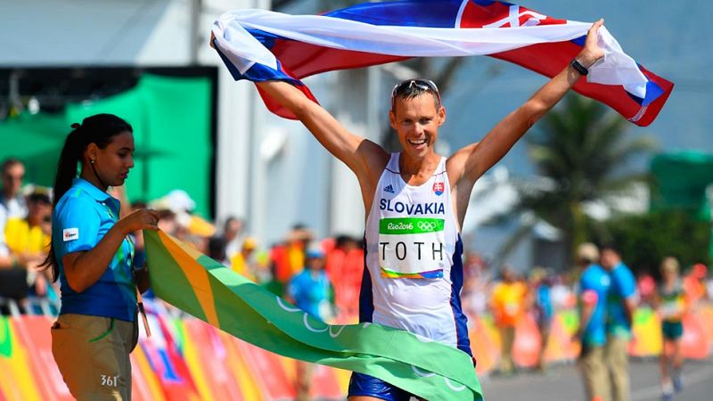 El eslovaco Matej Toth, nuevo oro olímpico en los 50 km marcha