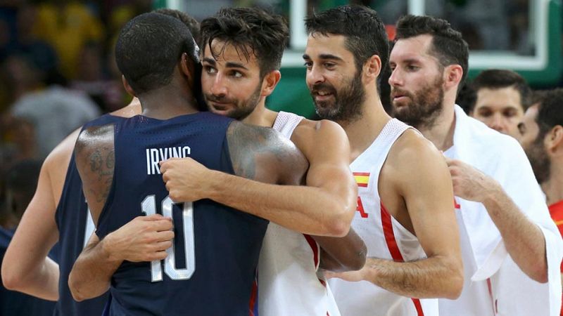 España choca de nuevo contra EE.UU. y luchará por el bronce