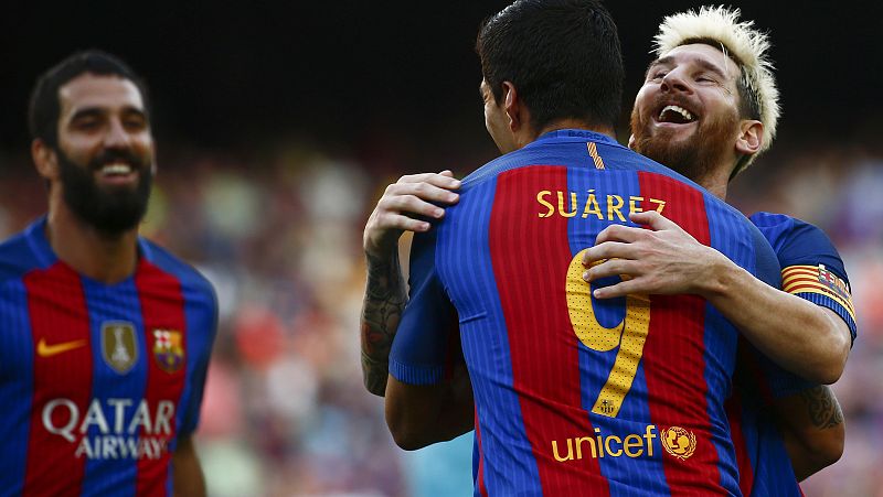 Arda se une a la fiesta de Messi y Suárez para el Barça