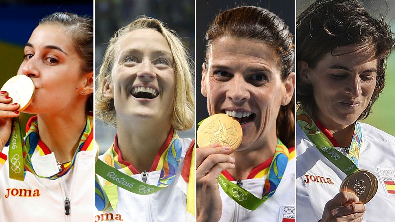 El deporte femenino despunta en Ro y logra medallas inditas para el olimpismo espaol