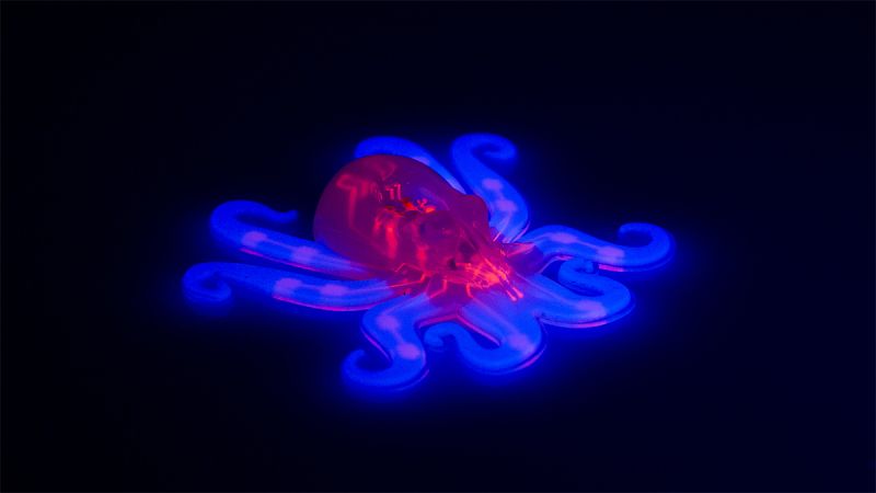 Octobot, el primer robot blando totalmente autónomo
