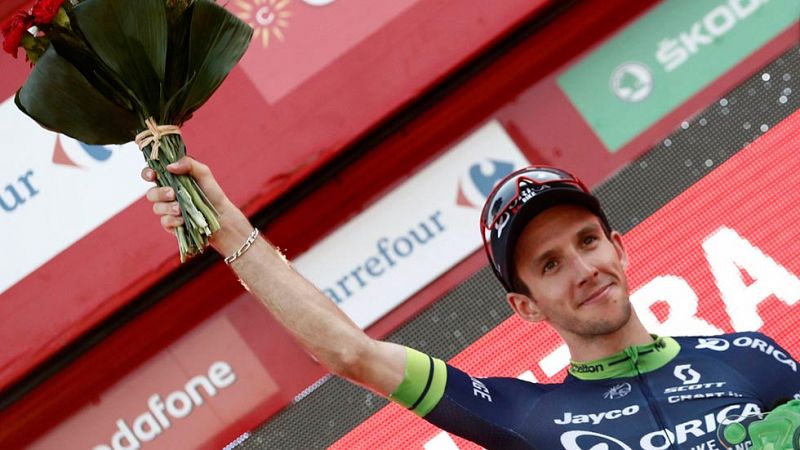 Simon Yates saca brillo al trabajo del Orica en la última etapa gallega de la Vuelta