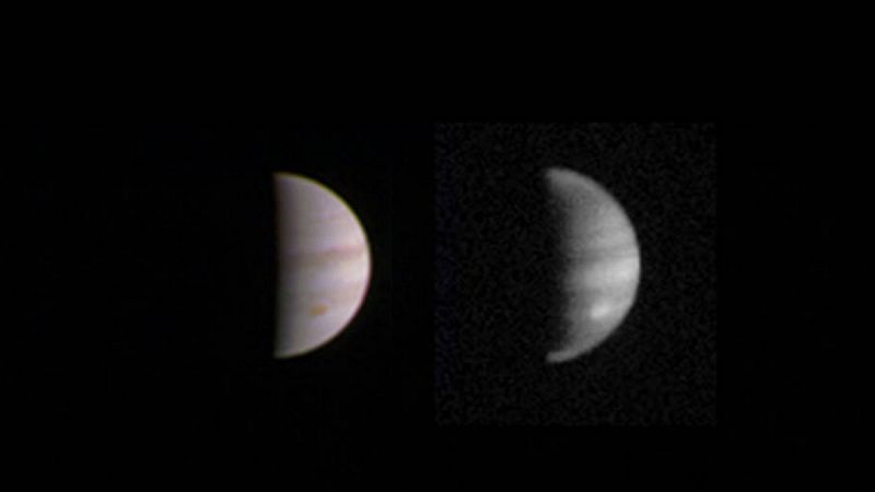 La sonda Juno de la NASA consigue su máxima aproximación a Júpiter
