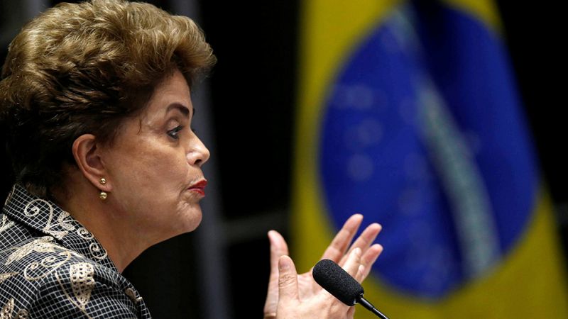 Rousseff admite irregularidades en su alegato final ante el Senado, pero afirma que no cometió "ningún crimen"