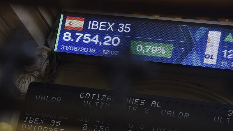 El IBEX 35 sube un 1,51% en su mejor agosto desde 2012 gracias a la positiva evolución del sector financiero