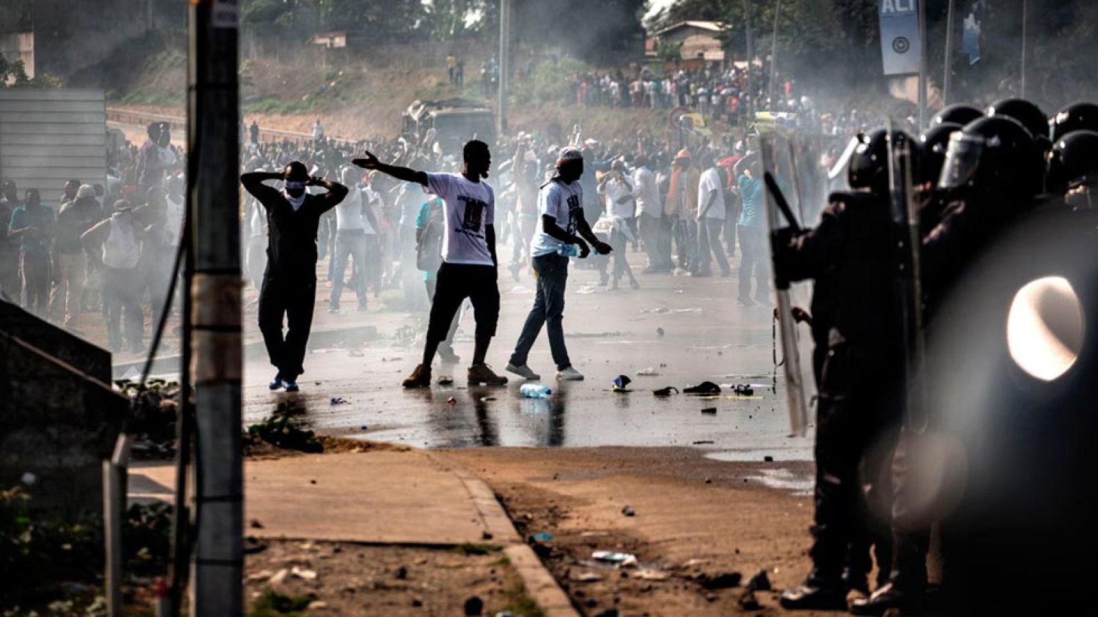 Disturbios en Gabón