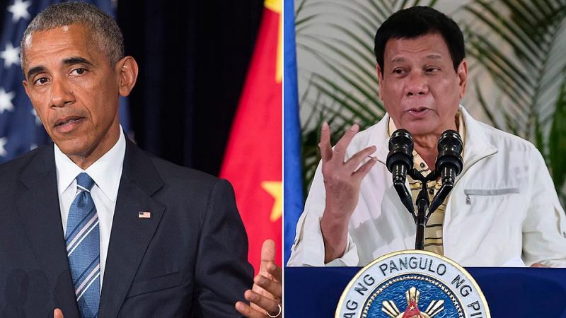 Obama cancela su reunión con el presidente de Filipinas después de que le llamara "hijo de puta"