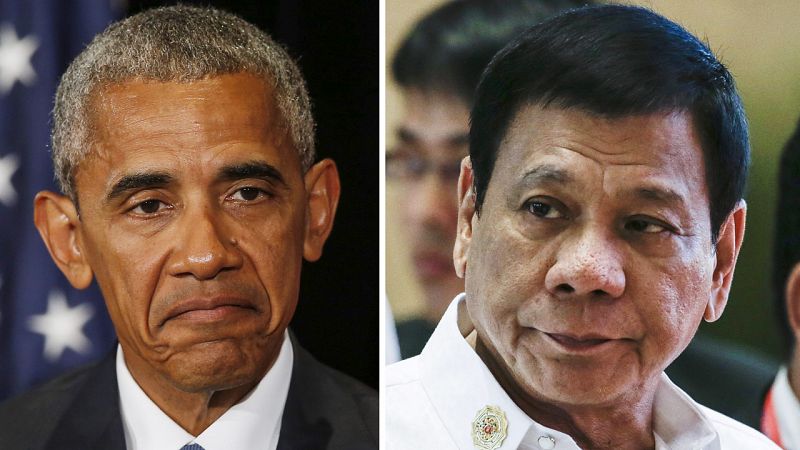 Duterte y Obama se reúnen brevemente en Laos tras su incidente diplomático