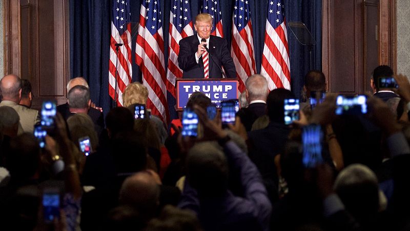 Trump elimina su "lista negra" de medios que no podían cubrir sus mítines