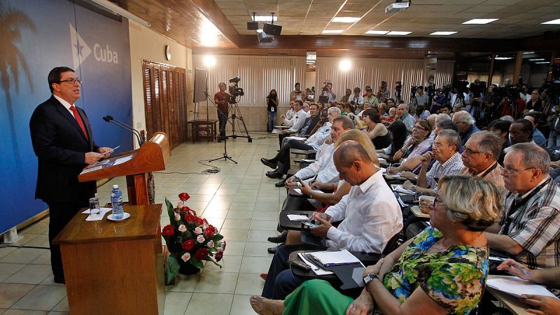 Cuba demanda el fin del bloqueo "anacrónico" ante la nueva relación con EE.UU.