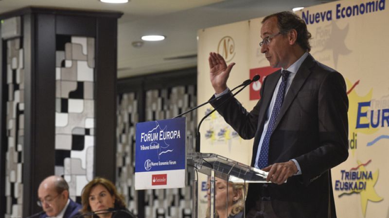 Alonso asegura que el PP es el contrapeso al "nacionalismo imperante" en el País Vasco