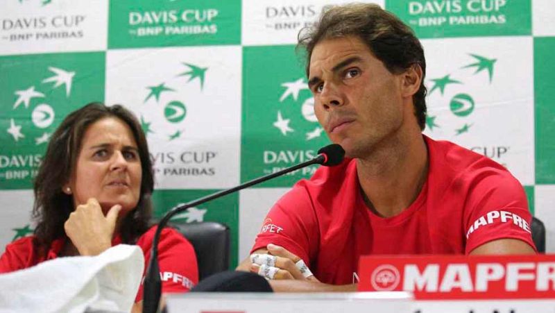 Nadal: "Esta vez puedo estar con España y estoy feliz"
