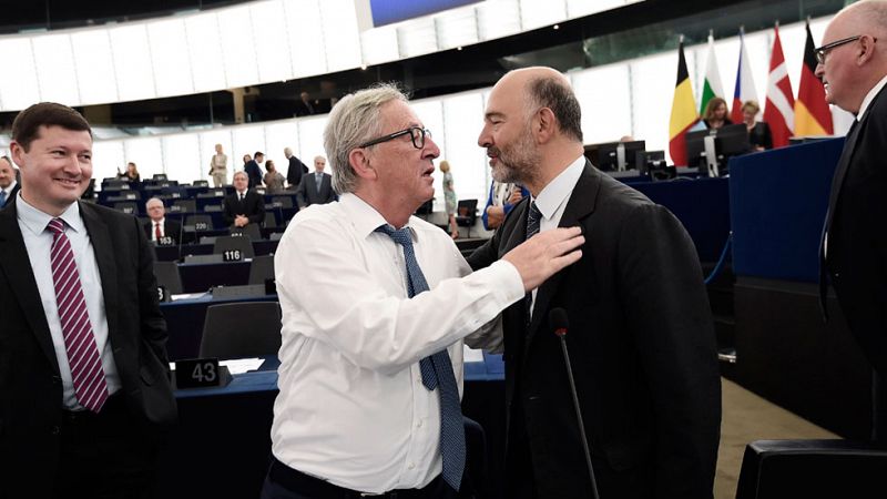 Juncker, en el debate sobre el estado de la Unión: "El 'Brexit' no amenaza a la UE"