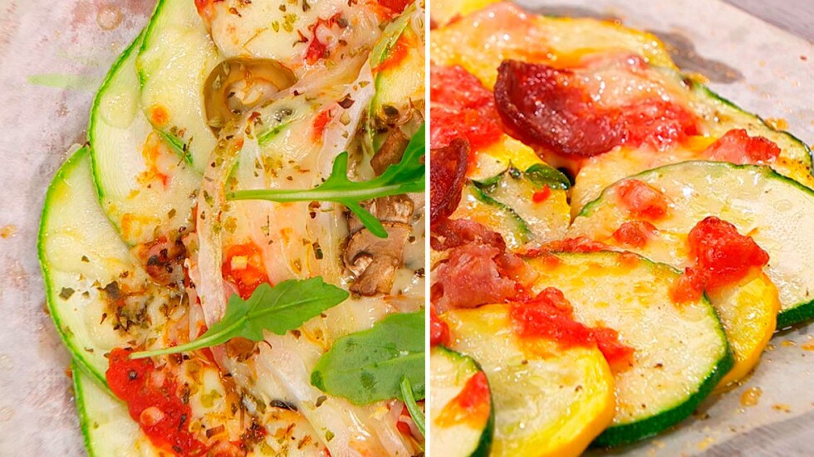 Torres en la cocina - Receta de pizza de calabacín y chorizo