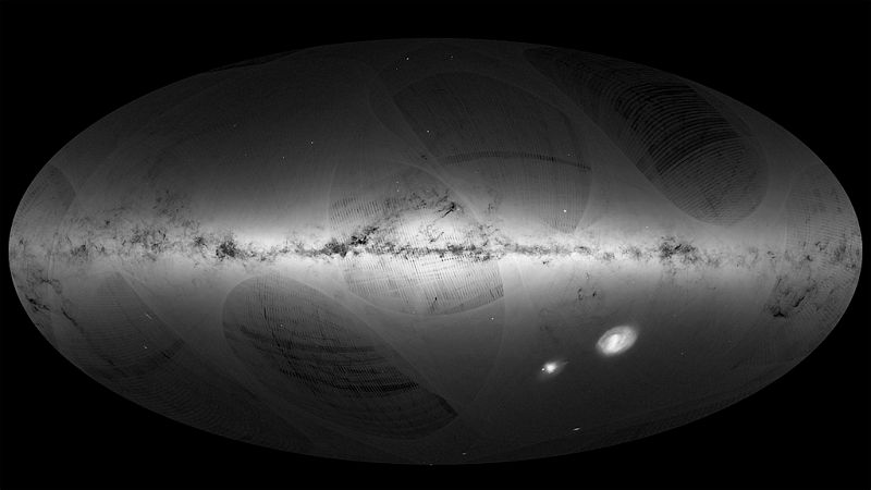 La Agencia Espacial Europea saca la primera foto de toda la Vía Láctea