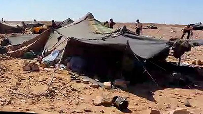 Los 75.000 olvidados en el desierto de Siria, cementerios de refugiados visibles desde el cielo