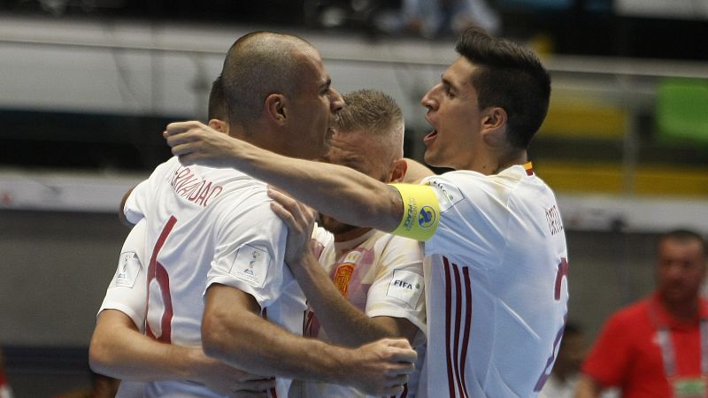 España vence a Azerbaiyán y pasa a los octavos de final del Mundial de Fútbol Sala