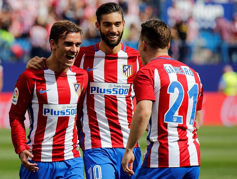 El Atlético se da un baño de goles con un Griezmann estelar