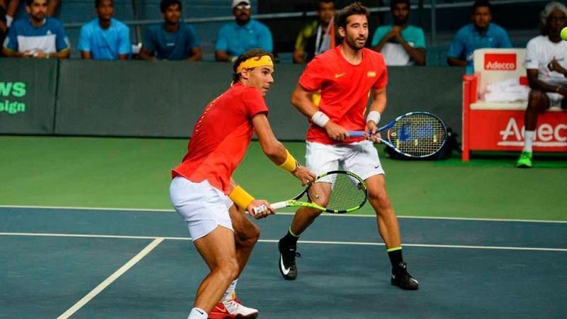 Nadal y López certifican el ascenso de España al Grupo Mundial