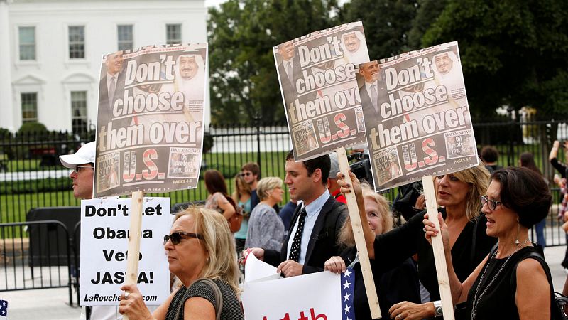 Obama veta la ley que permite a los estadounidenses demandar a Arabia Saudí por el 11-S