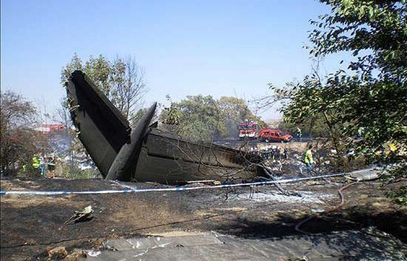 Así fue el accidente de Barajas