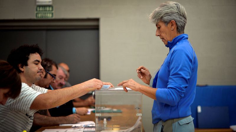 La participación en las elecciones vascas baja 1,7 puntos y se sitúa en el 62,27%