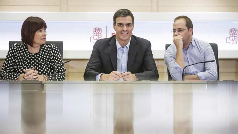 La Ejecutiva del PSOE aprueba la propuesta de Sánchez de adelantar las primarias y el Congreso