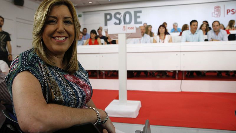 Díaz no descarta optar a la Secretaría General del PSOE: "Estaré donde me pongan mis compañeros"