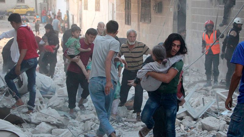 Los bombardeos sobre Alepo causan 846 heridos y colapsan los hospitales