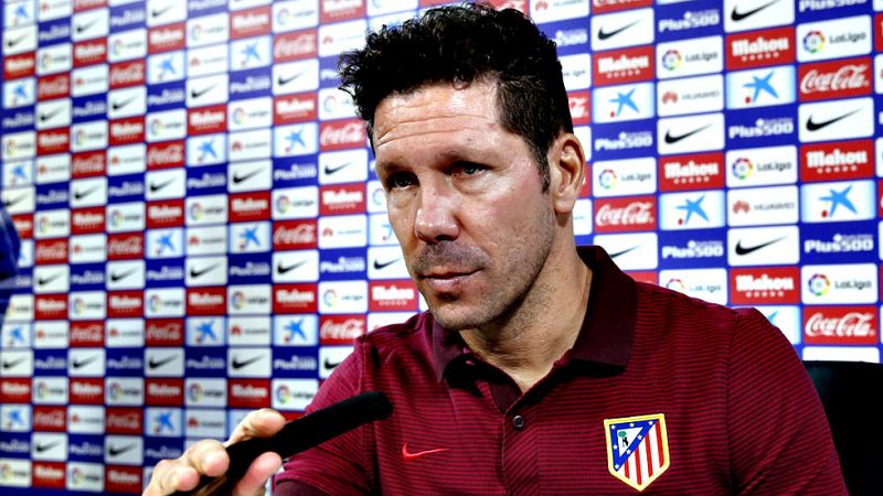 Simeone: "En el fútbol siempre se vive del hoy"