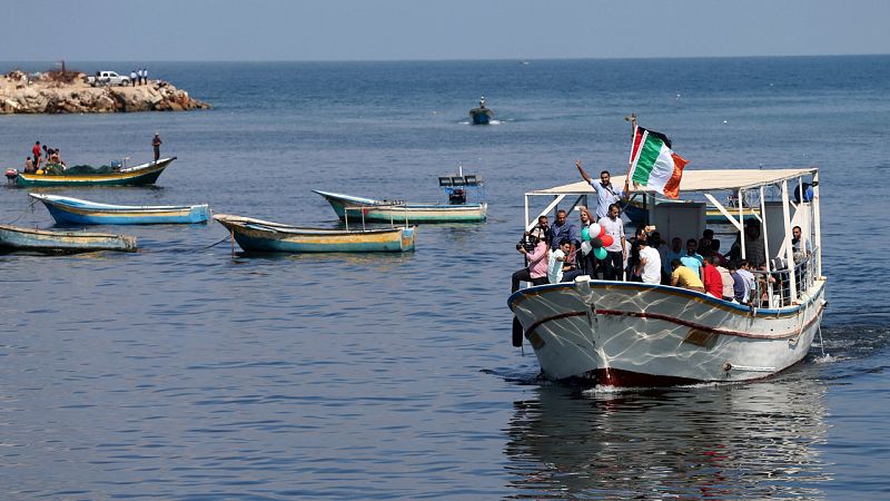 Israel intercepta un barco de la Flotilla de la Libertad que intentaba llegar a Gaza