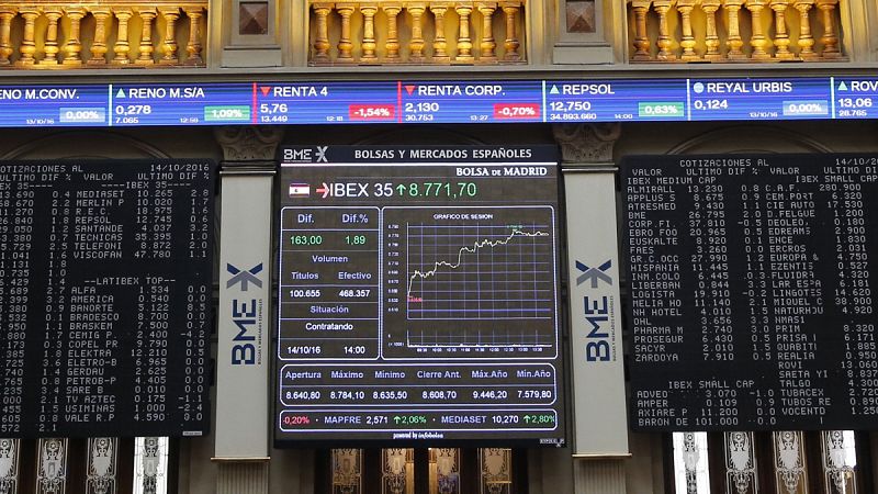 El IBEX 35 sube un 1,67% semanal