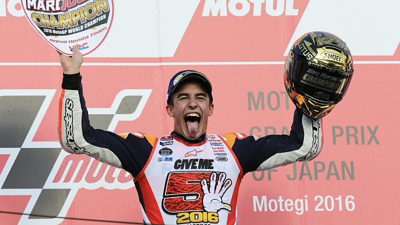 Marc Márquez gana en Motegi y se proclama campeón del mundo