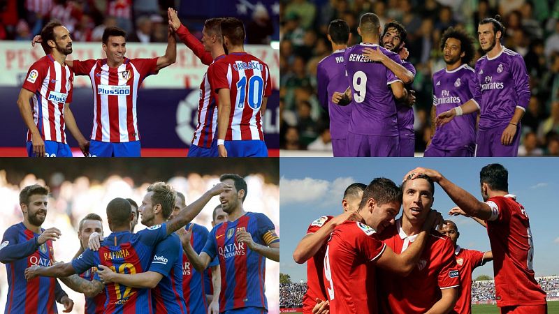 Atlético, Madrid, Barça y Sevilla llegan en alza a la Champions