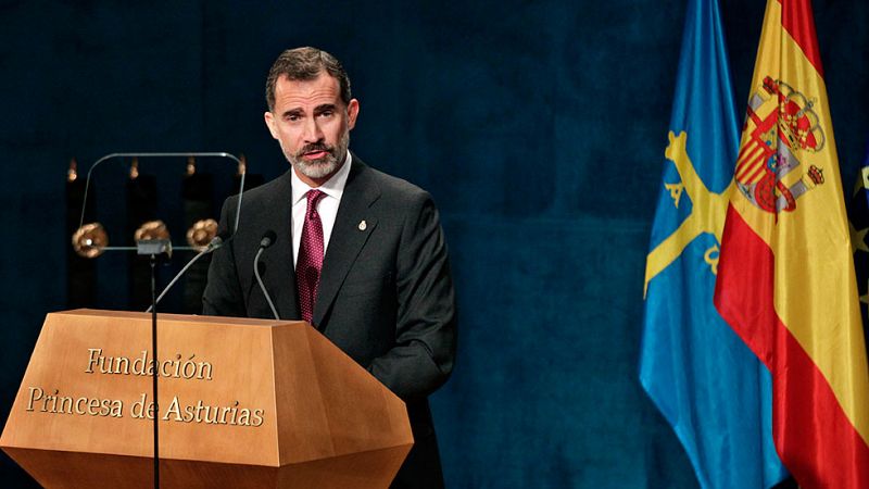 Felipe VI reclama "una España alejada del pesimismo" en la entrega de los Premios Princesa de Asturias