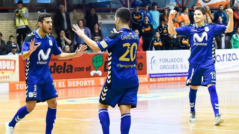 Movistar Inter y Palma se quedan solos en cabeza a ritmo de goleada
