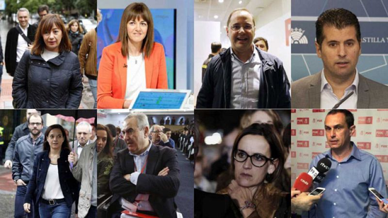 Ocho líderes regionales del PSOE piden a la gestora una abstención mínima