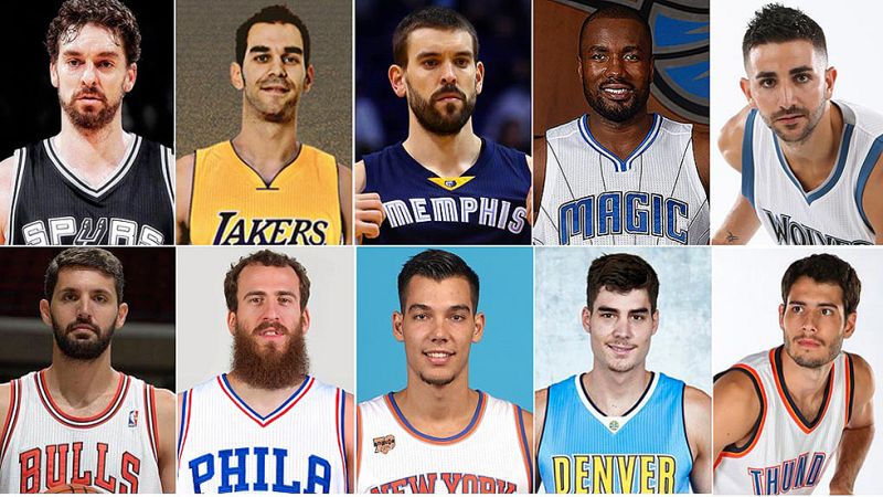 Los hermanos Gasol encabezan una temporada historica para los españoles en la NBA