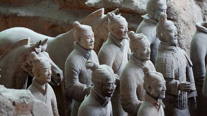Nuevos hallazgos apuntan a una posible influencia griega en los guerreros de terracota de Xian