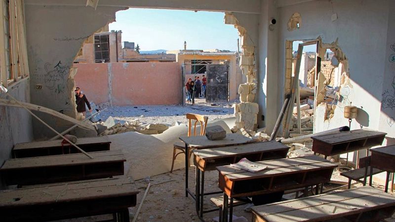 Un bombardeo contra una escuela en Siria deja 22 niños muertos, según Unicef