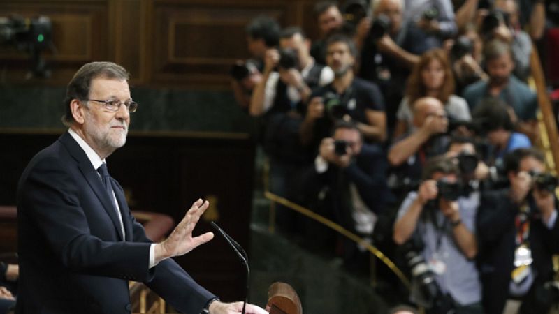 Rajoy pide el voto útil en su investidura para un gobierno que "pueda gobernar" y que no sea "un cheque en blanco"
