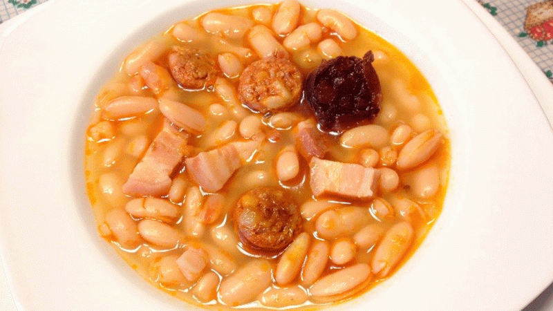 Receta de judías chinchoneras