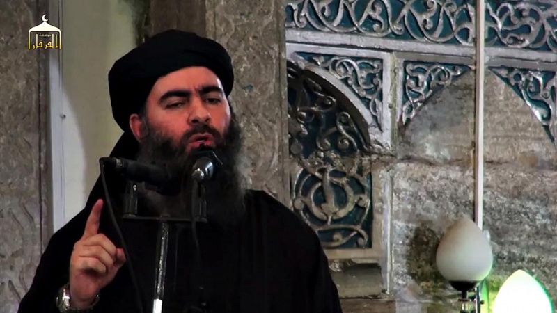 El líder del Estado Islámico llama a sus partidarios a resistir en Mosul