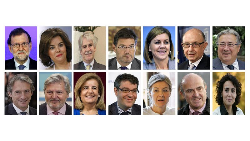 Cospedal, Zoido, Íñigo De la Serna, Álvaro Nadal, Alfonso Dastis y Dolors Montserrat, los seis nuevos ministros