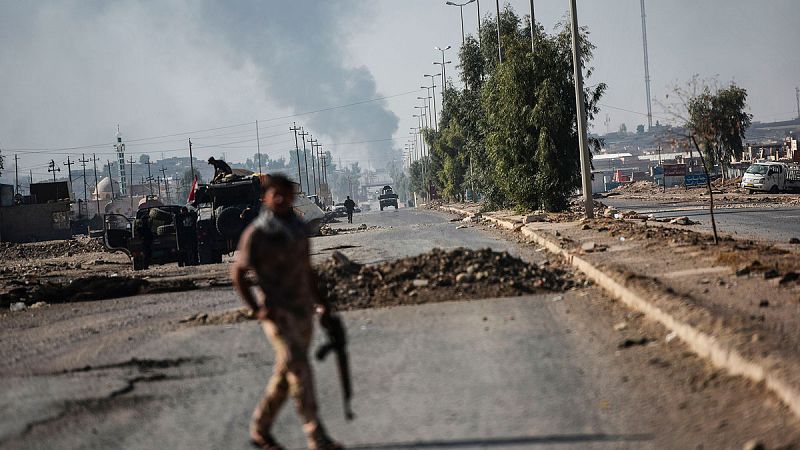 El Estado Islámico despliega a niños suicidas contra las tropas iraquíes en el este de Mosul