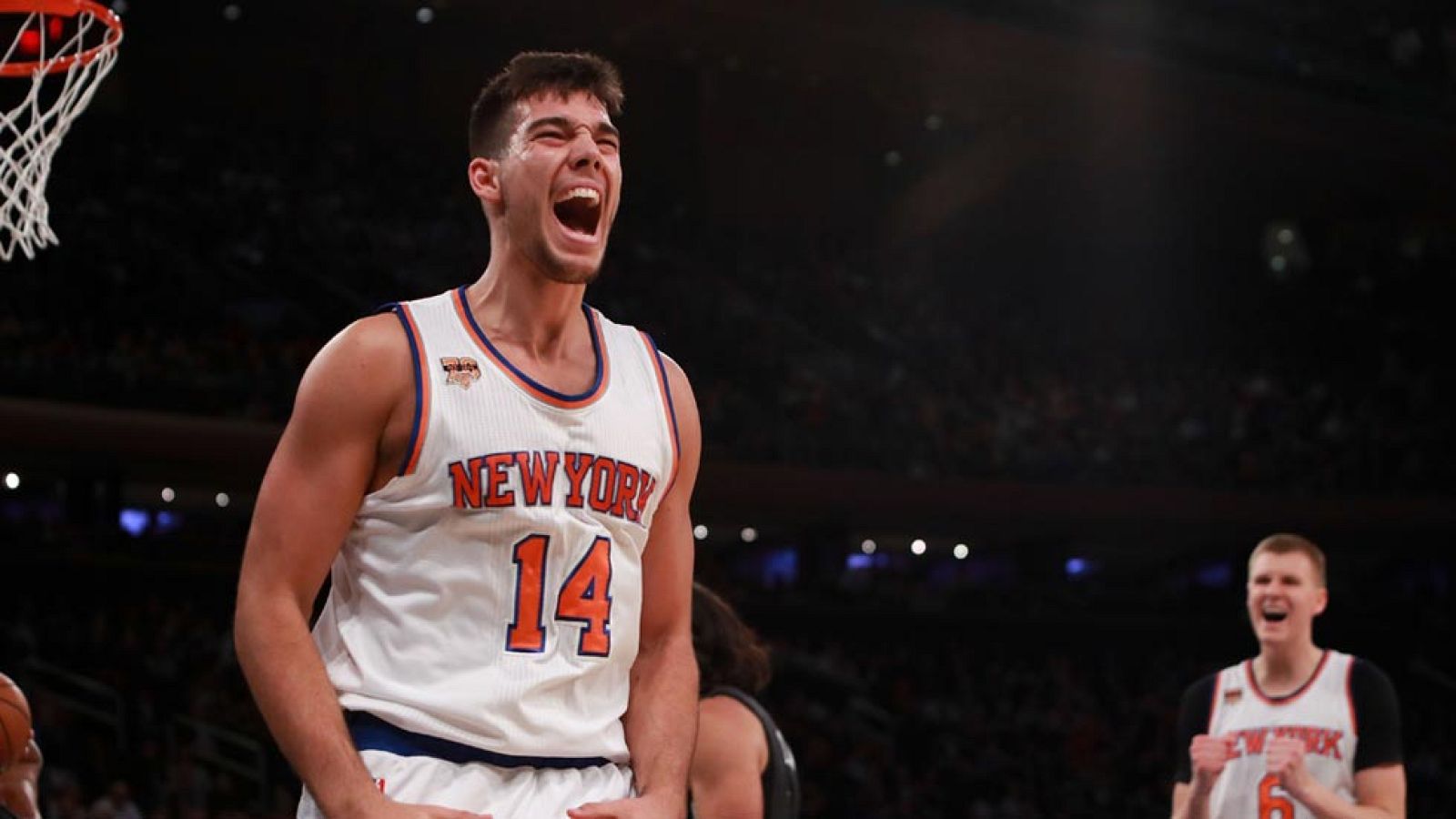 Willy Hernángomez brilla en el Madison en una noche perdedora para los españoles