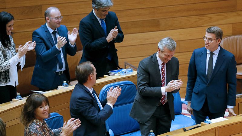 Feijóo es investido presidente de Galicia tendiendo la mano al PSdeG para buscar acuerdos