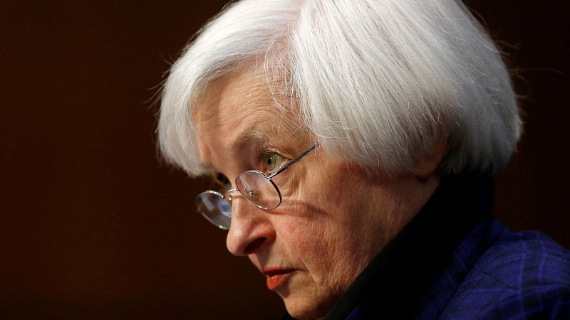 Yellen señala que la Reserva Federal de EE.UU. podría subir los tipos "relativamente pronto"