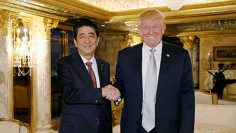 Shinzo Abe afirma que tiene "gran confianza" en Trump tras su reunión en Nueva York